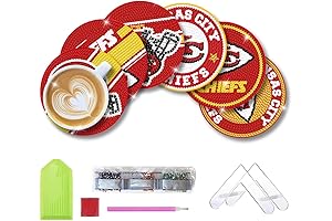 Aimeryup Diamond Painting Coasters Kit: Crafting Gridiron Greatness