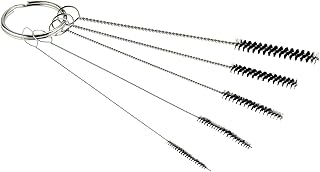 SE Brush Cleaning Sets Nlylon Bristles Varying Sizes for Versatile Tasks Spray and Paint Guns, Barrels, and Other Tools