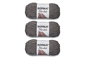 Bernat Blanket Yarn Black (3-Pack)