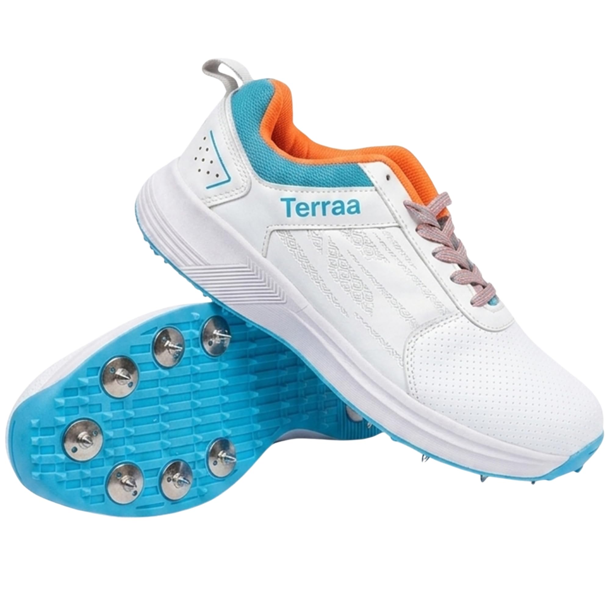 Transformer Convertible Cricket Spike Shoes for Men & Boys | Lightweight Metal Spike Cricket Shoes | Interchangeable Studs, High Grip Sole, Cushioned Insole, Breathable Upper, Match & Training Footwear-image-40