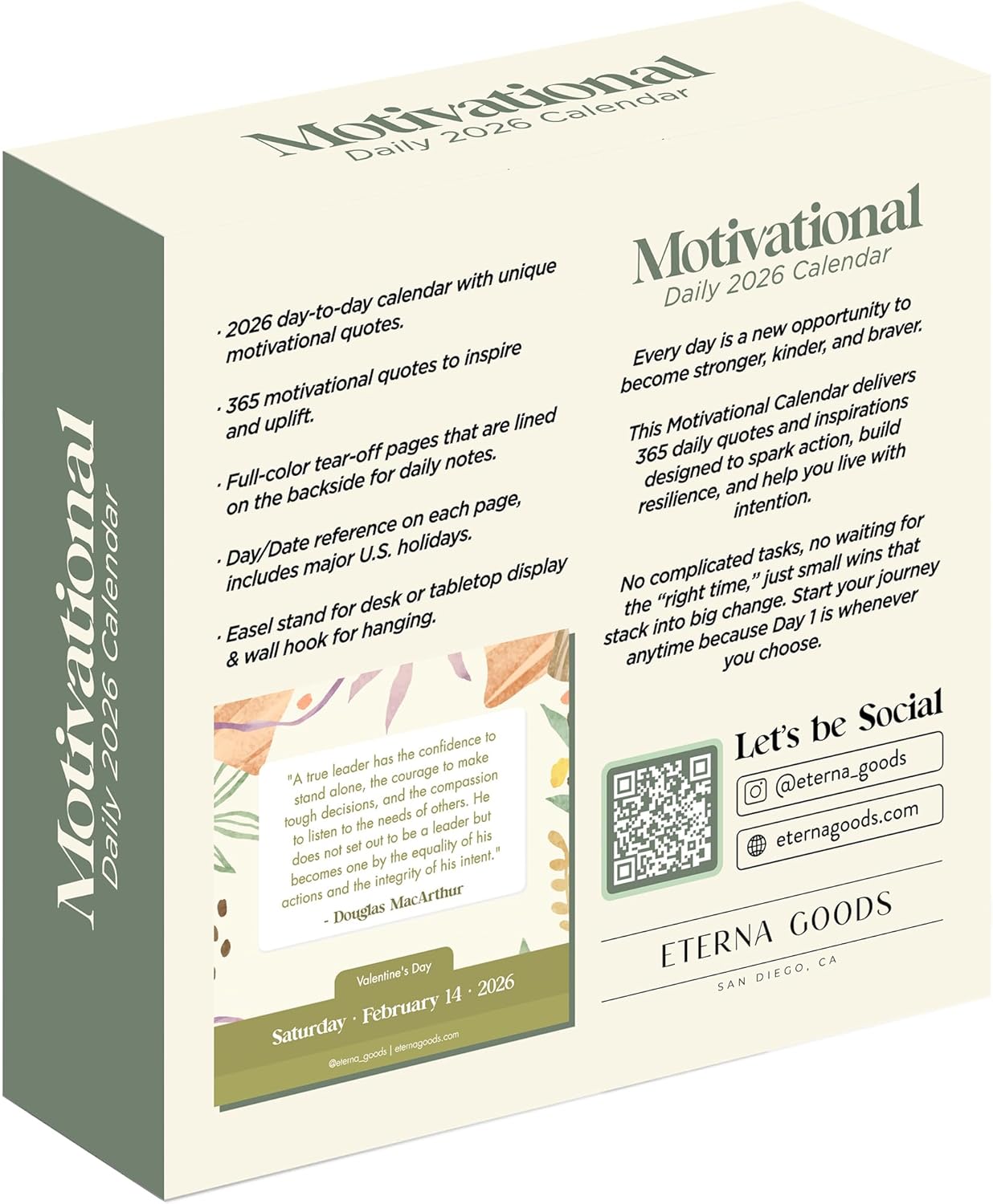 2026 Motivational Calendar | Includes 365 Positive Quotes and Affirmations, Enjoy a Whole Year of Inspirational Quotes, Phrases & Affirmations for Success, Happiness & Personal Growth - Image 9