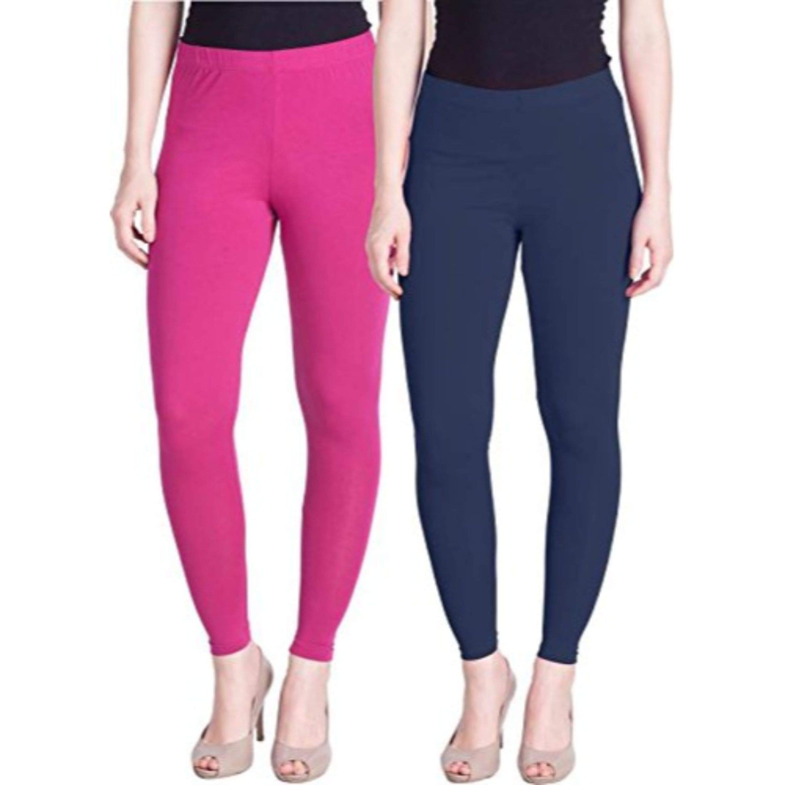 Women's Cotton Lycra Multi Color Leggings Combo Offer for Women (Pack of 2) - S,M,L,XL,2XL-picture-30