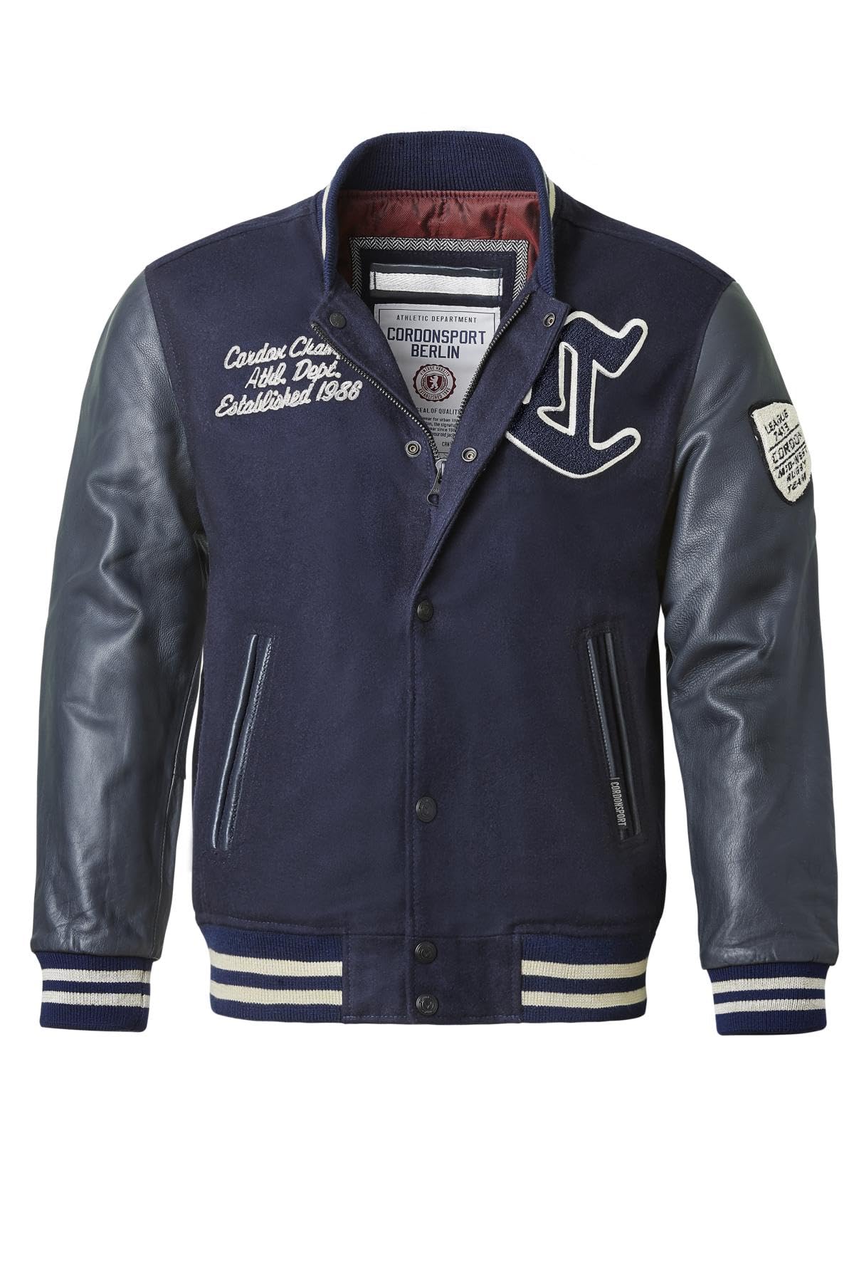 Cordon Sport Berlin Team Jacket, 1592-952-66 (Dunkel Blau, XXL)