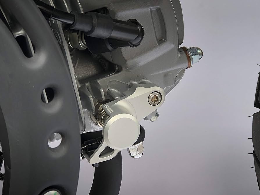 モンキーパーツ CNCフロントホースガイド＆O2センサーガード セット シルバー