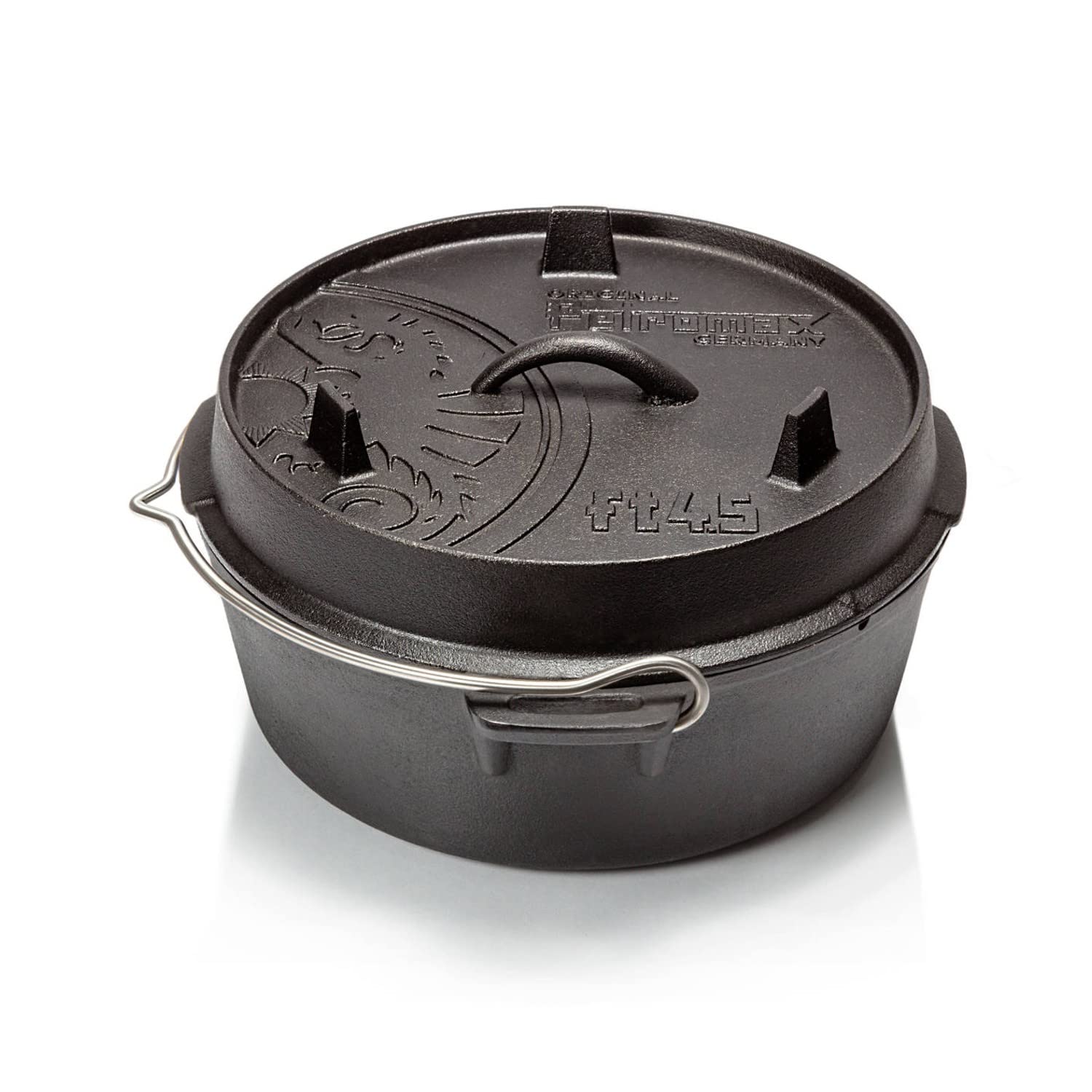 Petromax Unisex – Adult Fire Pot, Black, 4.5