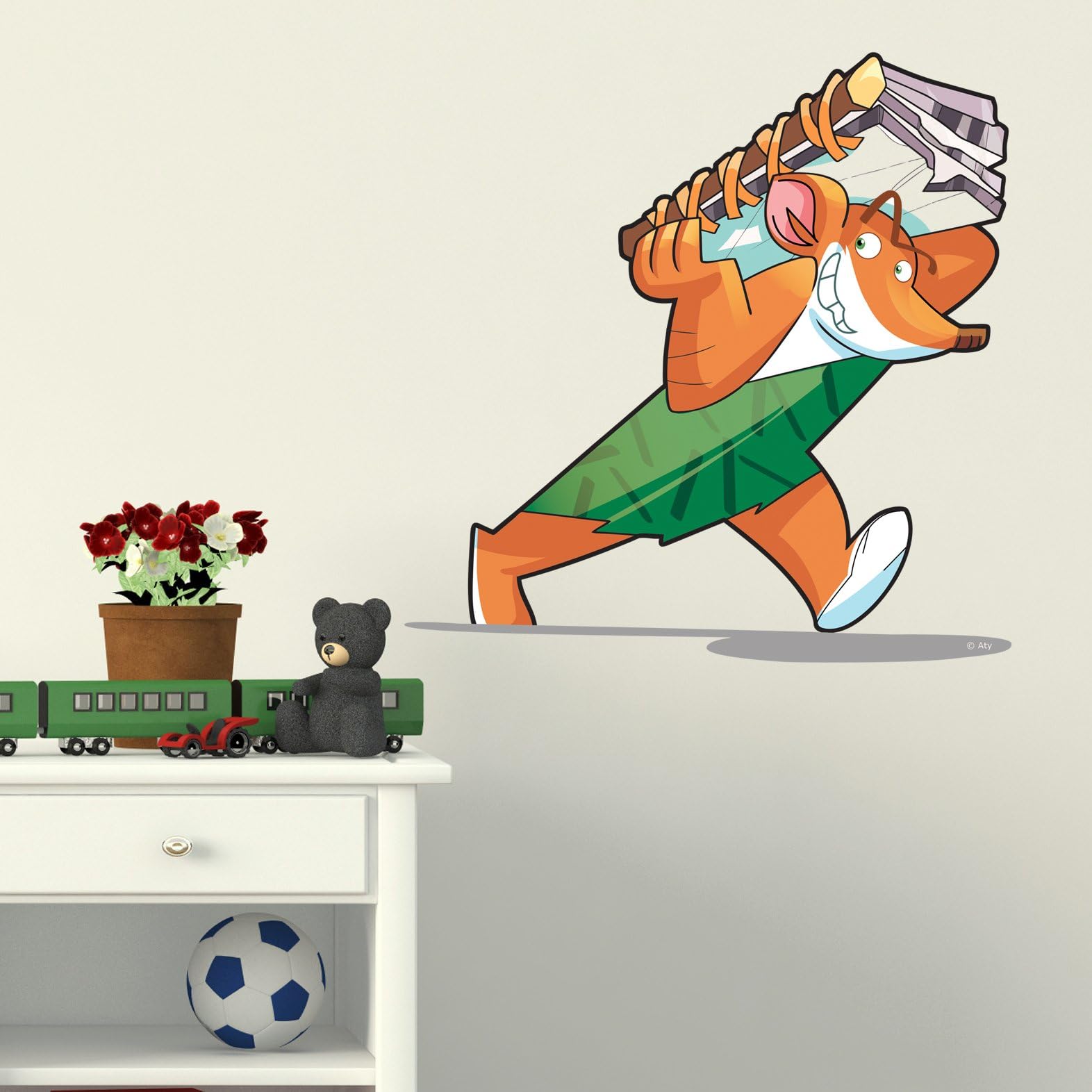 GERONIMO STILTON - PREHISTOMICE- Geronimo Book - The Italian Premium Wall Decals for kids