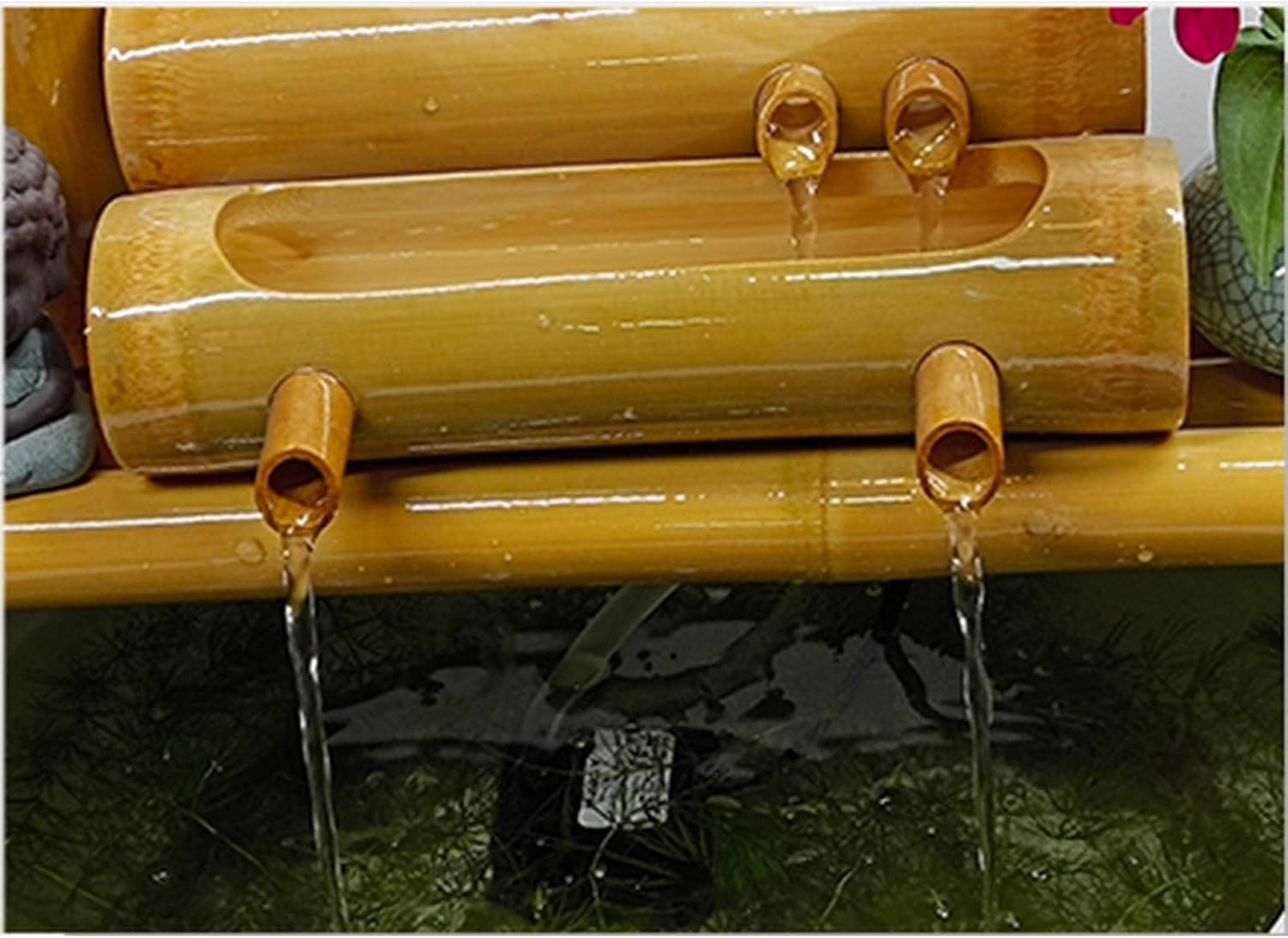 Fish Tank Bamboo Fountain Ornaments, Outdoor Garden Circulating Water Decoration, WaterFilter Fountain Ornaments Decoration,80cm