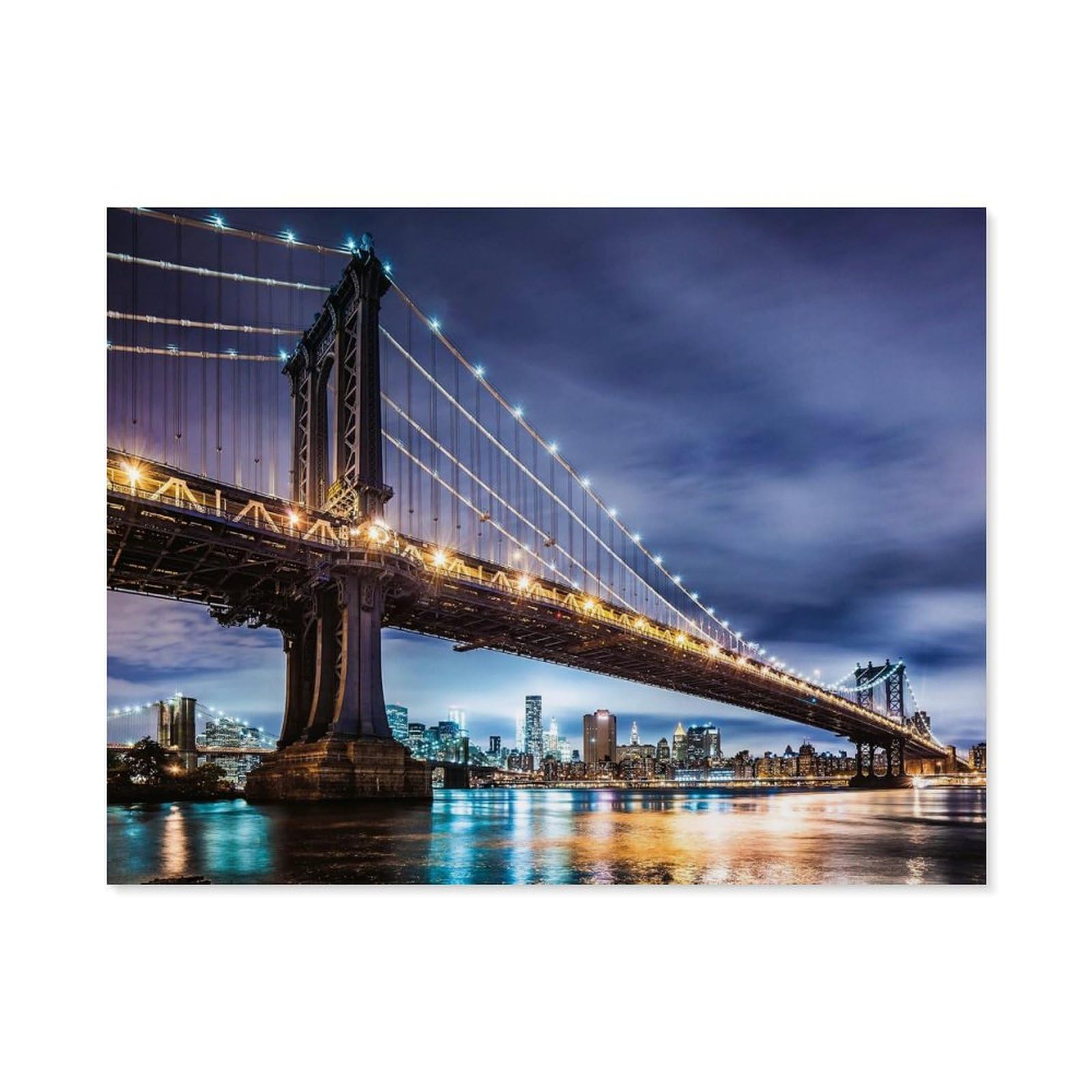 GSBRSNTS Paint by Numbers，New York - The City That Never Sleeps，DIY Paint by Numbers Kits for Adults Kids,Canvas Oil Painting with Brushes and Acrylic Pigment Paint by Numbers Arts Craft (30x40cm-B44