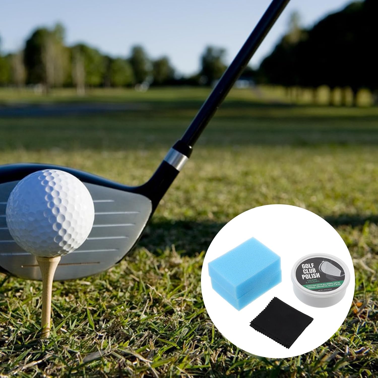 Golf Iron Cleaner Polish for Clubs Scratch Remover