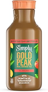 SIMPLY GOLD PEAK TEA AND PEACH JUICE 52OZ