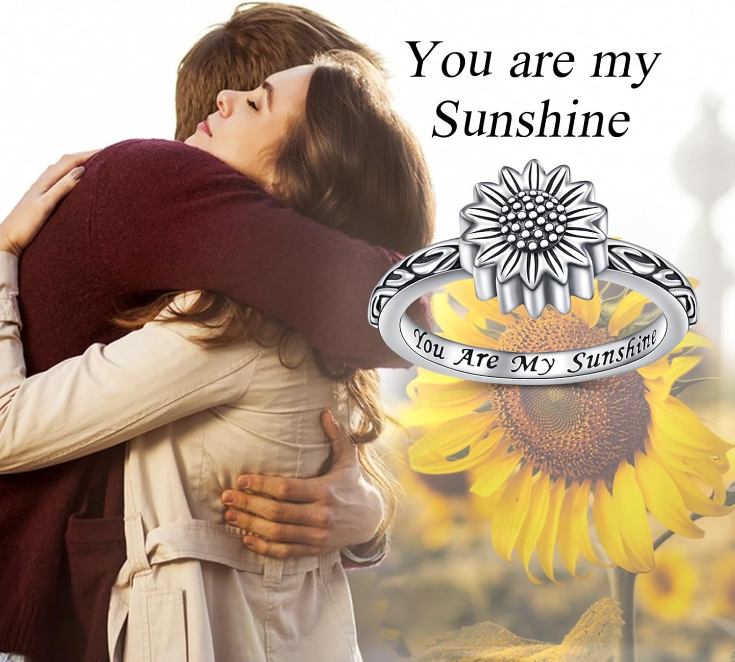 Urn Rings for Ashes for Women, 925 Sterling Silver Rose Flower/Sunflower/Red Cardinal/ Lotus Urn Ring Hold Loved Ones Ashes Forever In My Heart Keepsake Memorial Jewelry Cremation Rings for women - Image 6