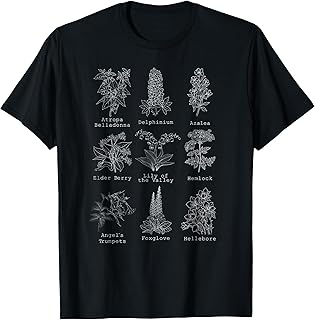 Dark Cottagecore Flowers T-Shirt
