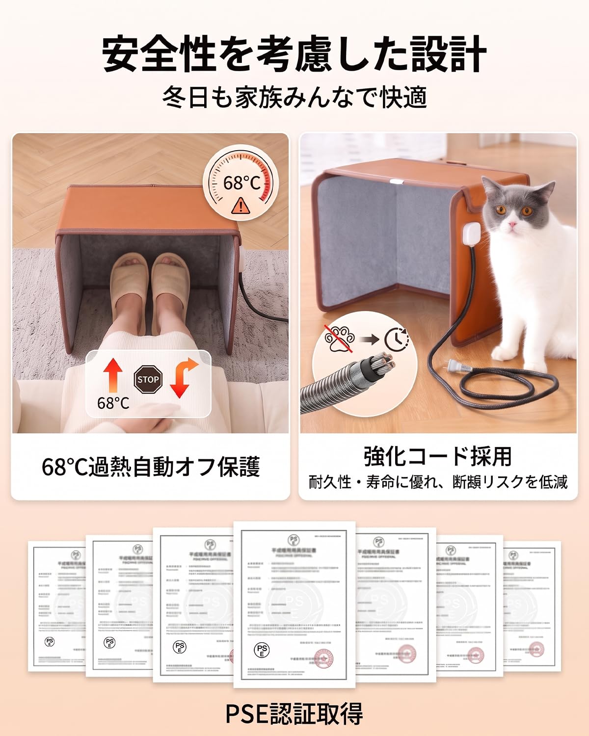 Amazon | Ninonly パネルヒーター デスクヒーター 遠赤外線 折りたたみ