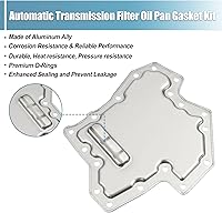 Vista 4 de uxcell 1 Unidades coche transmisión filtro aceite pan para NISSAN FRONTIER 4X2 2.3TD 16V 2017