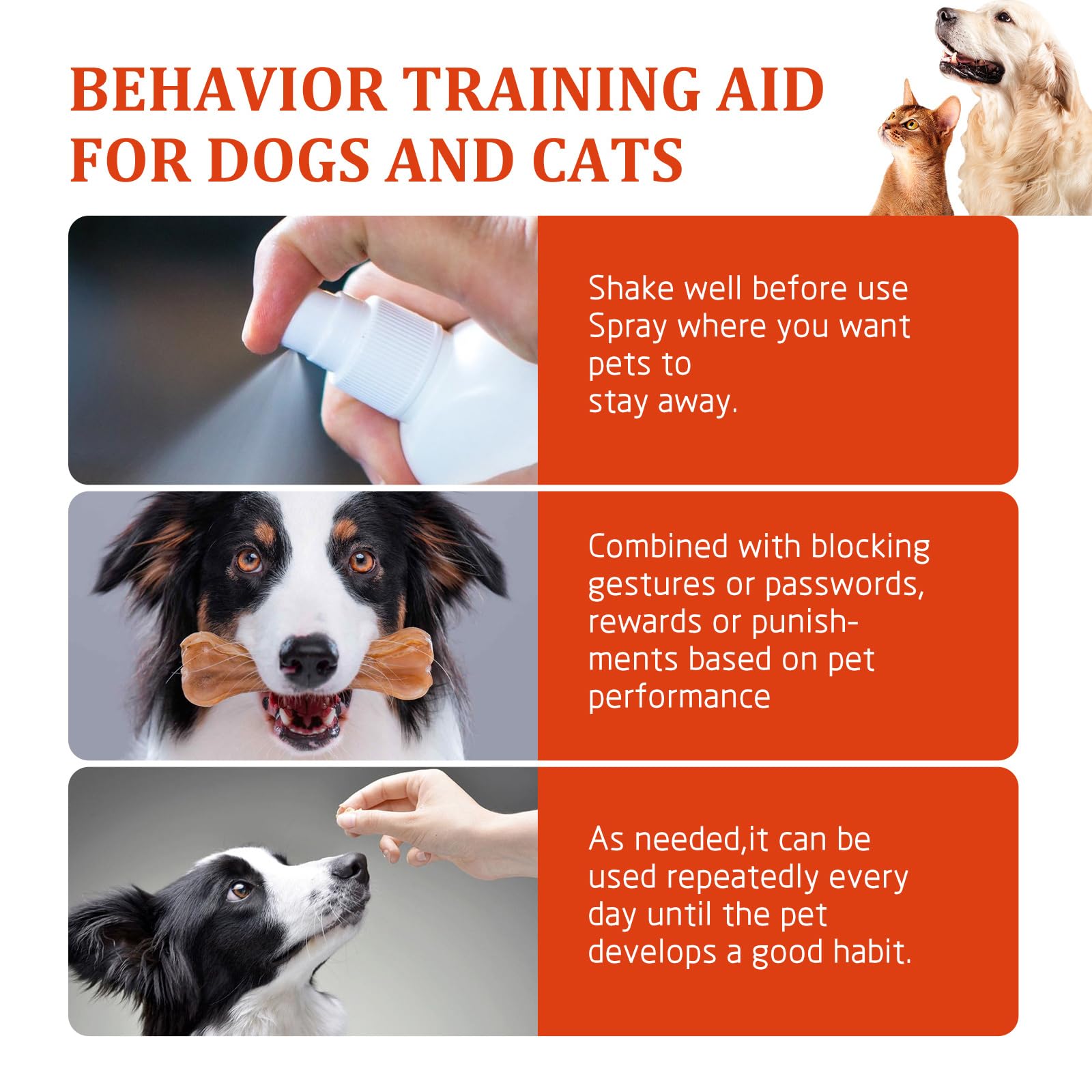Spray Anti-griffure pour Chat,Spray pour Chien Amer,Spray Dissuasif Chats,Spray Antimastication pour Chiens,Protège pour Rideaux,Canapés,Tapis,Meubles,Pieds de Tables 120ML