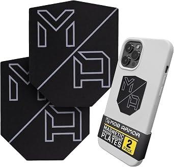 Mob Armor MobNetic Phone Mount Plates, Black 2 Pack
