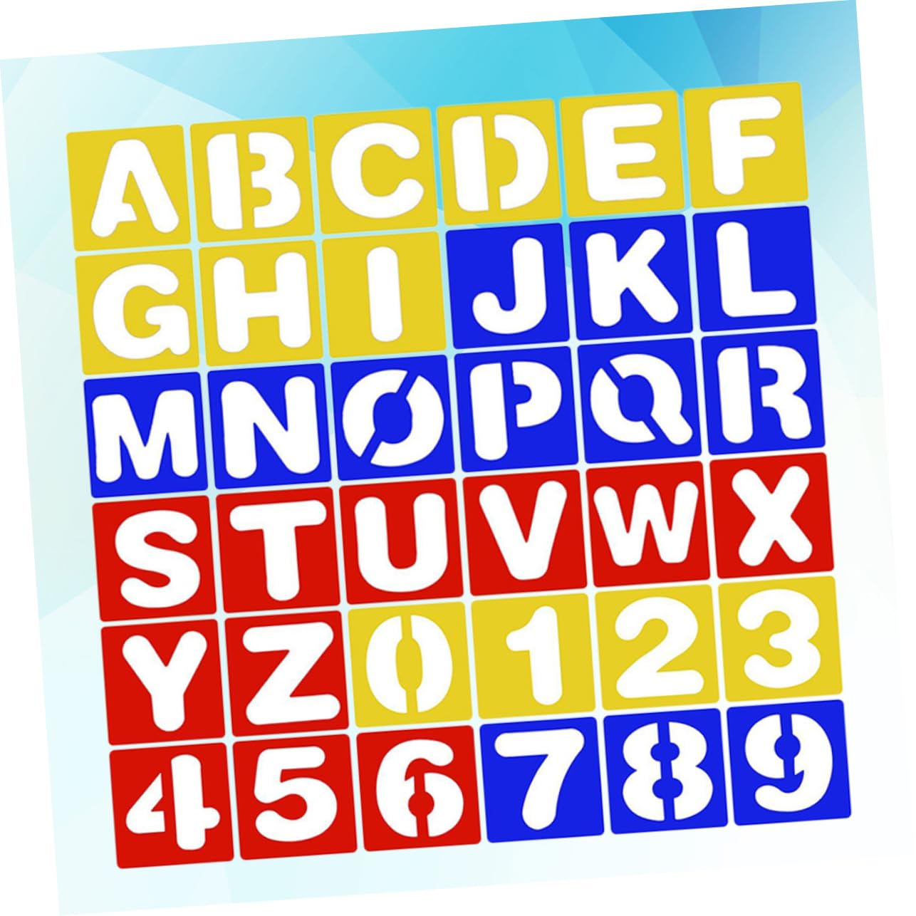 3pièces Pochoirs De Dessin Garçon Fille Modèles Alphabétiques Et Numériques Pet Outils De Graffiti Et Apprentissage Créatif Pour Projets Artistiques Et Activités Manuelles