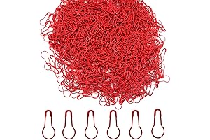 1000-Piece Red Metal Safety Pins Calabash Bead Gourd Pin DIY Home Accessories Clothing Tag Pin