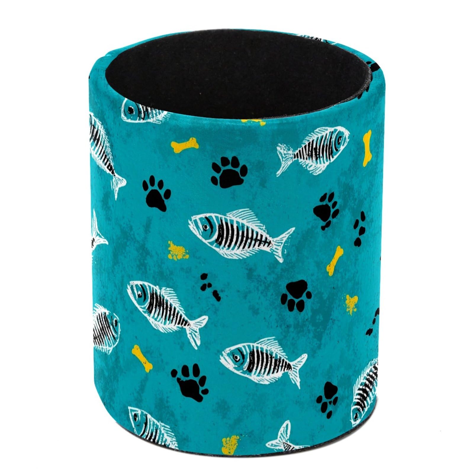 FWJZDSP Fish Cat Paw Pencil Cup Pen Organizer Makeup Brush Holder for Office Home Countertop Desk Accessory Storage