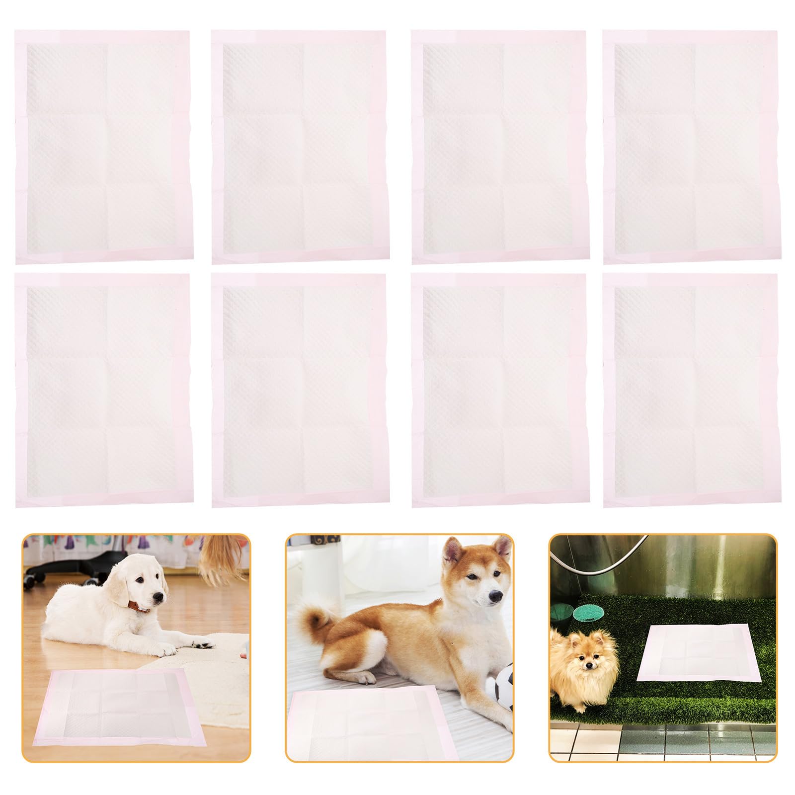 Générique 100 Pièces Tapis D'entraînement pour Animaux Ultra Absorbant | Non Tissé, Léger et Facile à Ranger, pour Chiot et Chien Âgé
