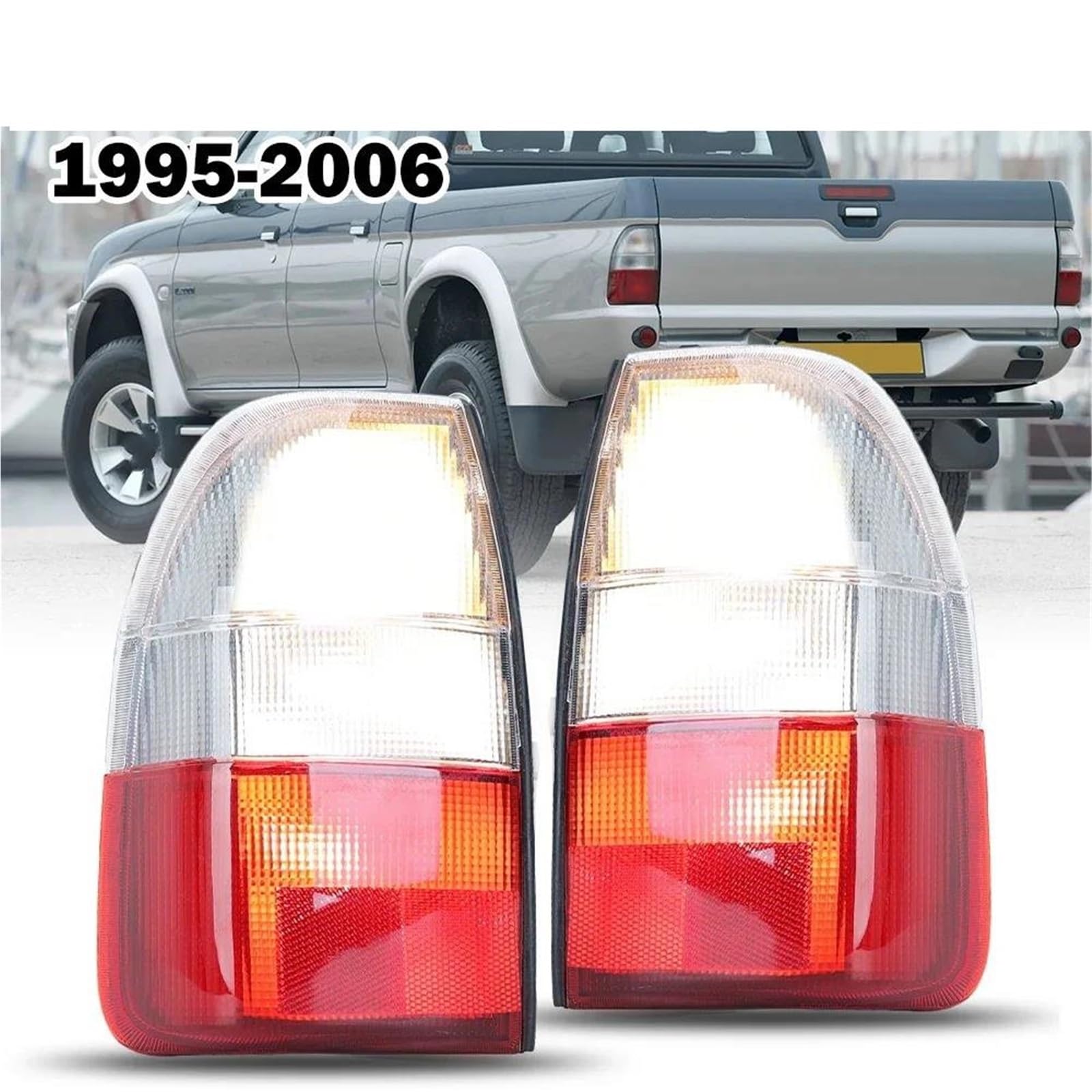 Luces Traseras Piloto Trasero Para Mitsubishi L200 MK4 1995-2006 Luz De Posición, Luz De Freno Y Luz Intermitente MR109127/R, MR109128 Piloto Trasero Luz Trasera(Izquierda y derecha)