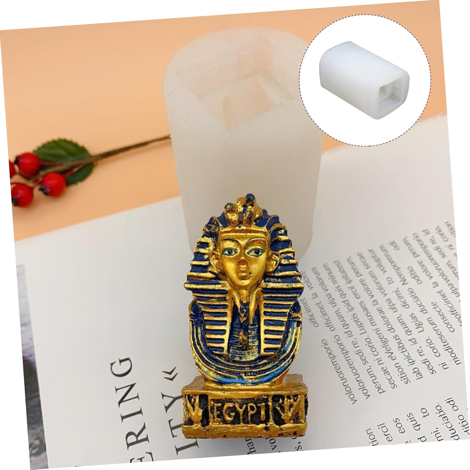 DOITOOL 2pcs Creative Queen Lion Mold for Candle Making Supplies Flexible and and Boys and Girls