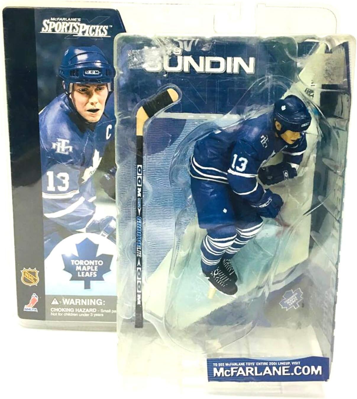 McFarlane NHL Series 1 Action Figure Mats Sundin Toronto Maple Leafs