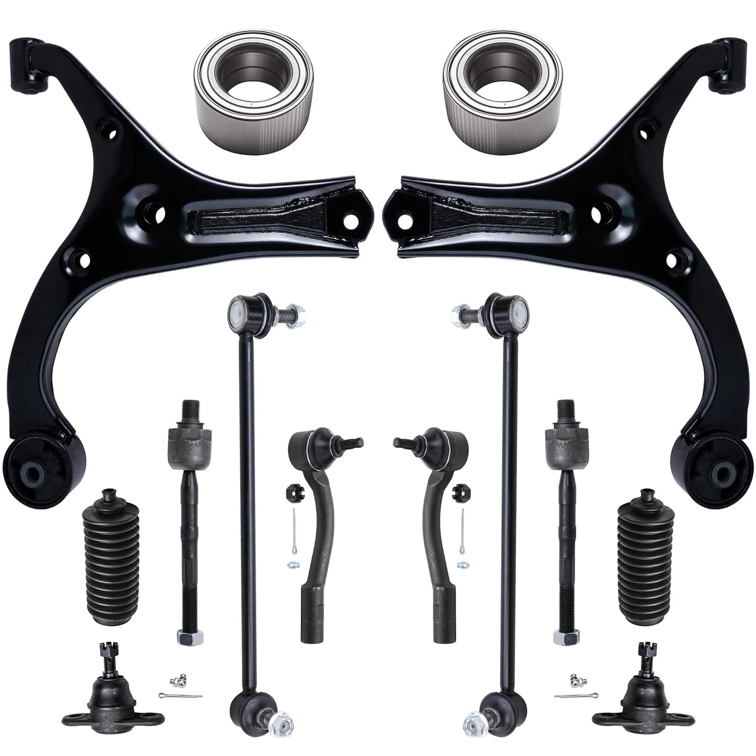Detroit Axle - 14pc Front End Kit for 2006-2011 Hyundai Accent