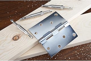 WarriorTm Set of 3 (7/64 in., 9/64 in., 11/64 in.) Brass Steel Shank Hinge Self-centering Drill Bits