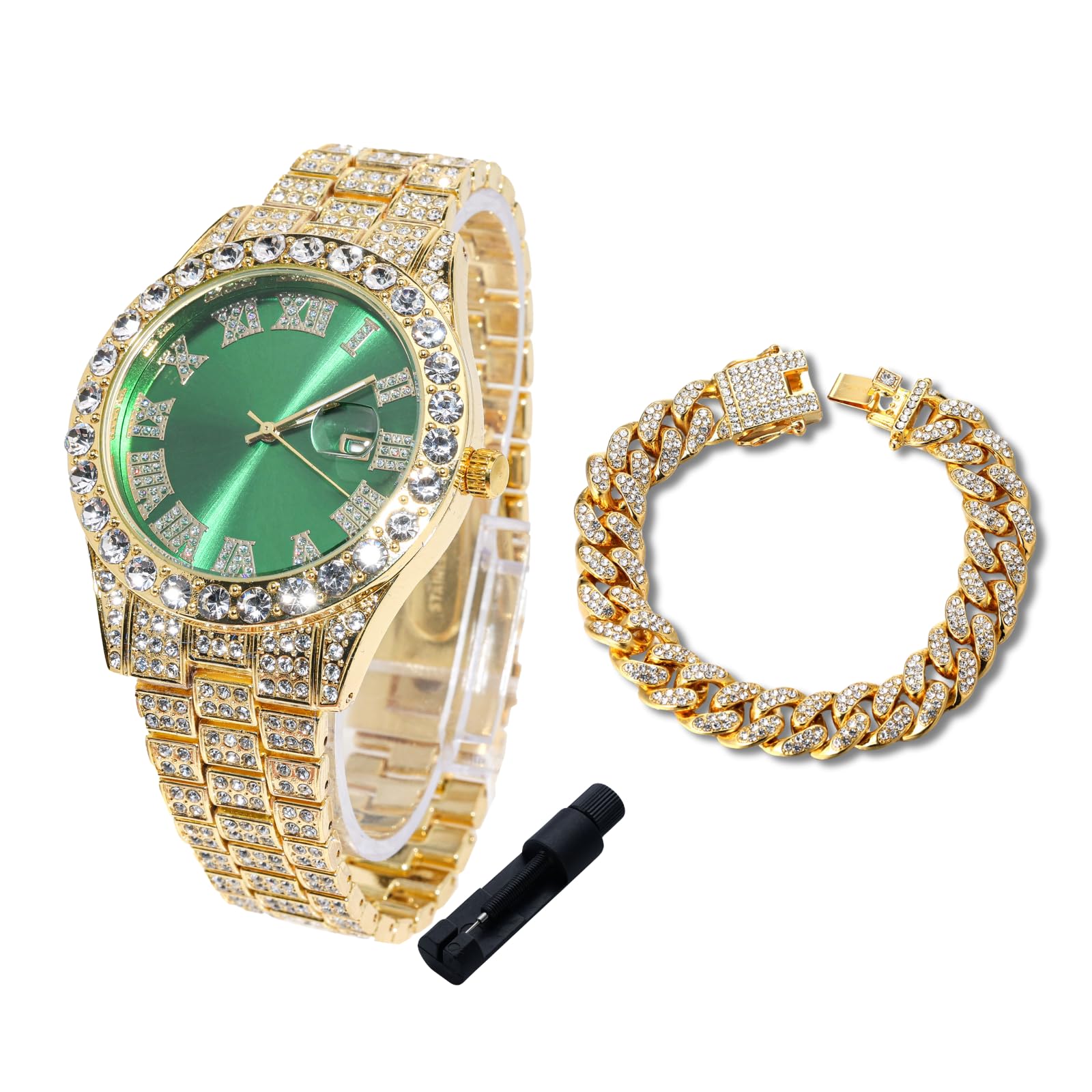 Halukakah Watch for Kids - 42MM Blue/Green/Red Dial - 8" Length