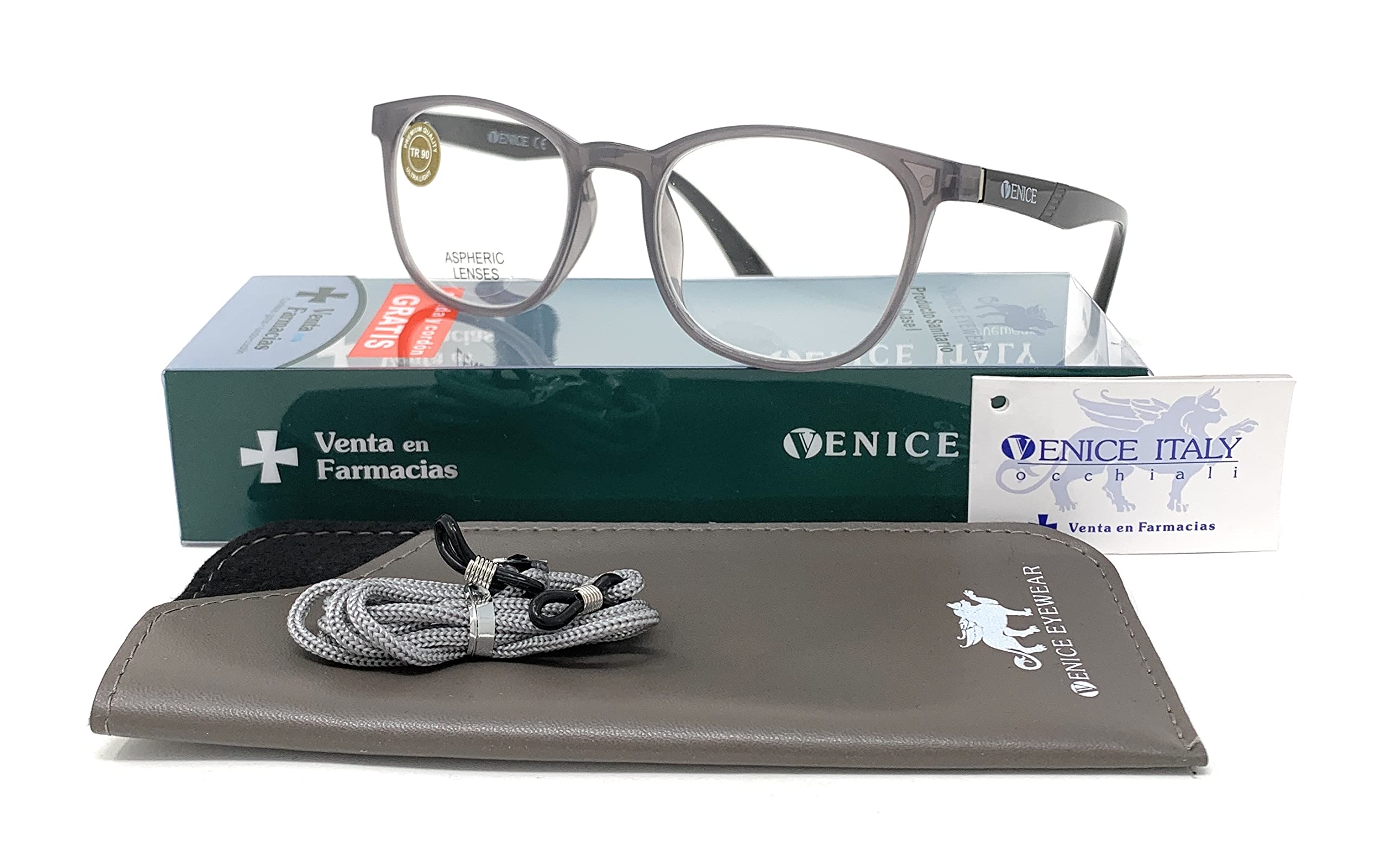 Gafas de lectura, presbicia. Son del material más avanzado y ultraligero del mercado VENICE Round TR90 UNISEX
