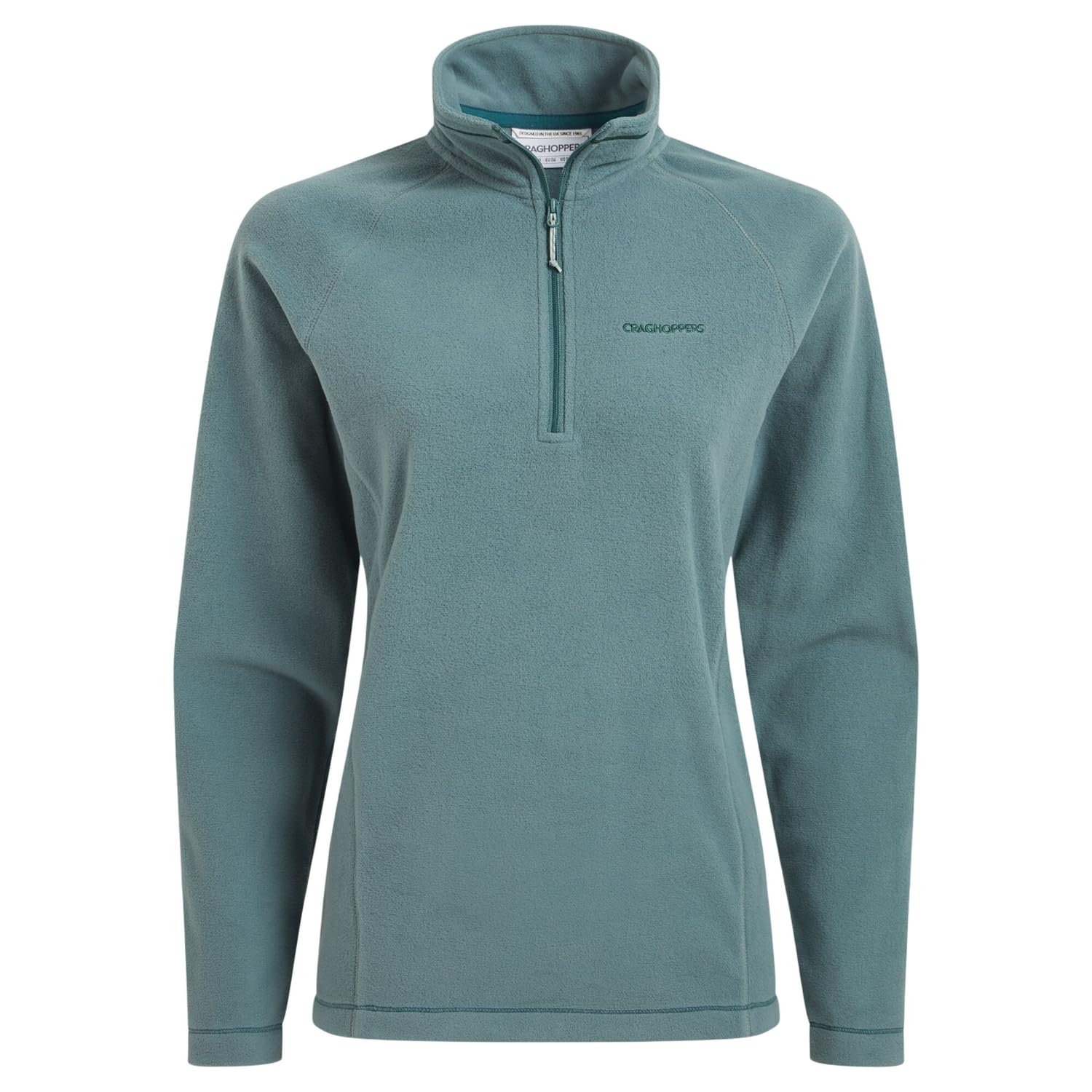 Craghoppers Women's Atlantic / Nation Trust Miska Half Zip Fleece Top (16 Uk) (Atlantic)