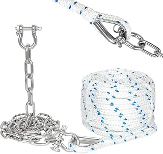 5/8 Inch Boat Anchor Rope 100 ft Kit
