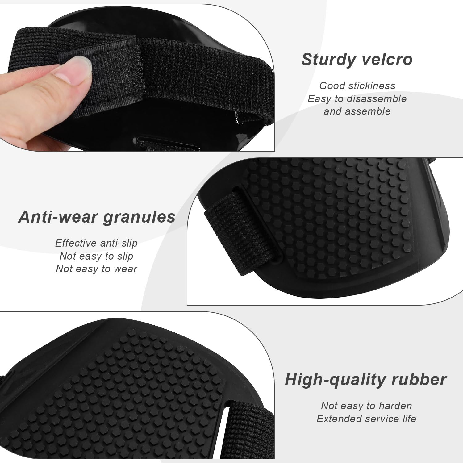 Proteggi Scarpa Per Moto E Bici - 2 Pezzi, Regolabile Con Velcro, Salvascarpe Leva Cambio Universale - Foto 2