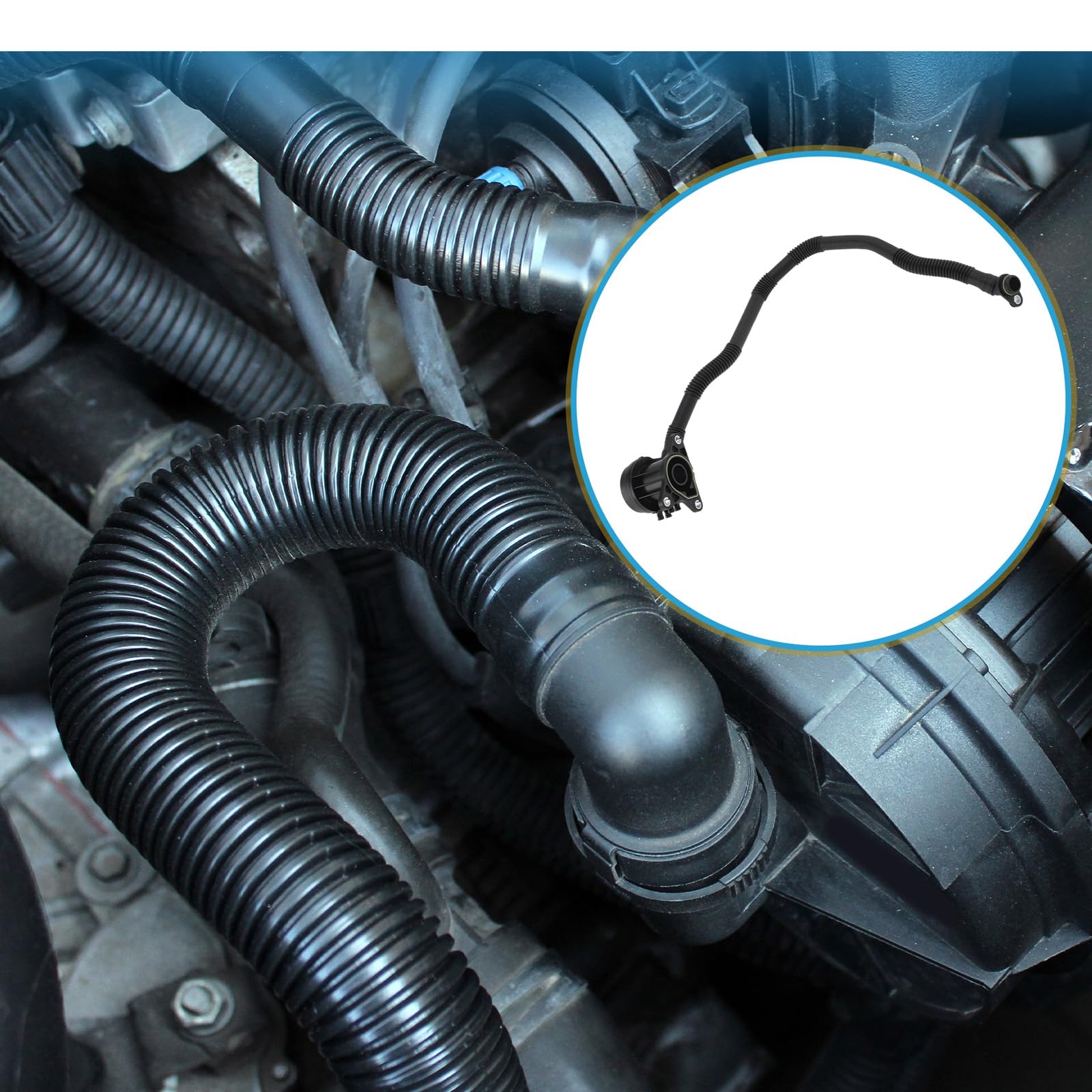 De llenado de Aceite de Motor con Manguera Flexible para B250 W246 B200 CLA220 GLA250 2700180900 A2700180900 A270010001 270010001 de Aceite de Temperatura