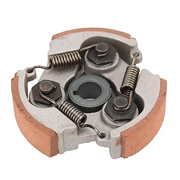 Mini Moto Clutch Pad, Metal High Performance ATV Clutch Pad Durable with 3 Spare Springs for 2 Stroke 47CC 49CC Engine Chinese Pocket Bike Quad 4