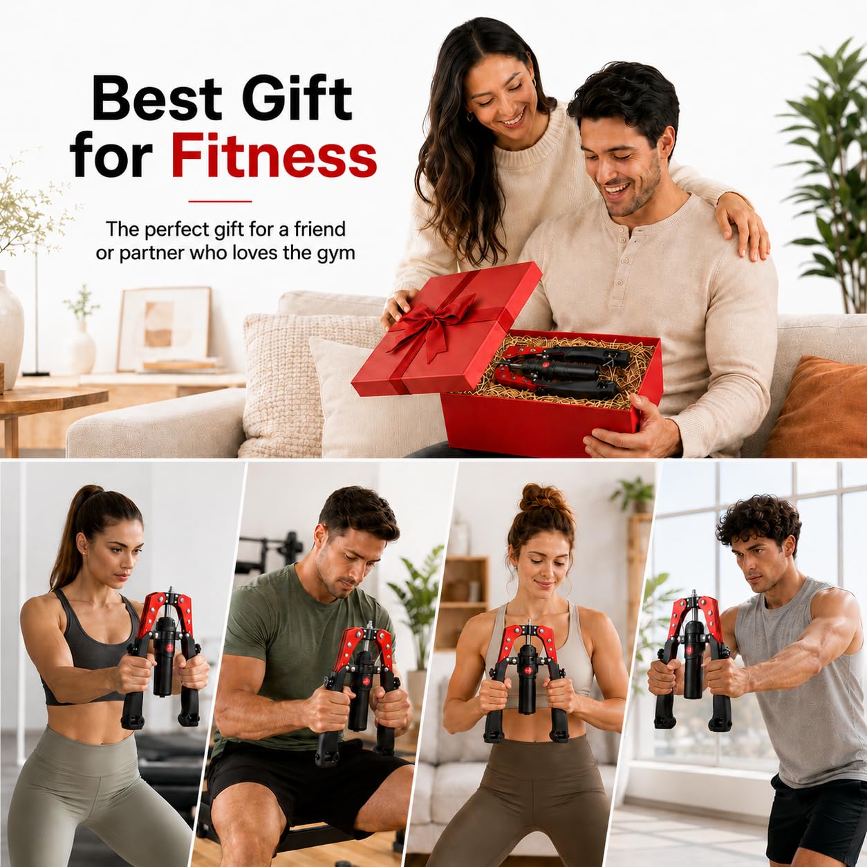 Power Twister, Entrenador de Brazos Twister hidráulico, Dispositivo de Entrenamiento de Pecho con Brazo hidráulico Ajustable de 10-200 kg Equipo de Musculación para Brazos, Hombros, Pecho, bíceps