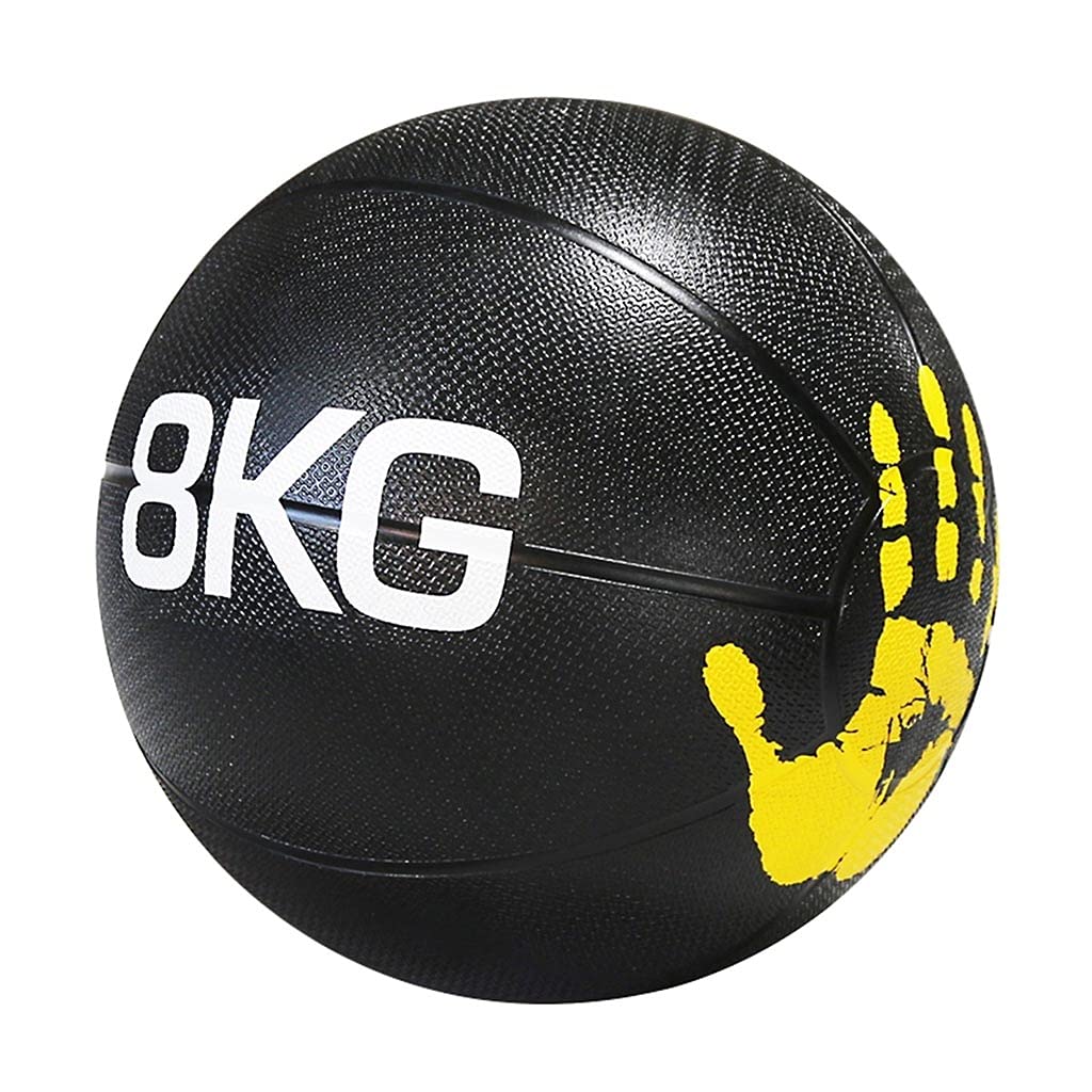 Balle de slam de poids 8kg antidérapante pour lancer de fitness