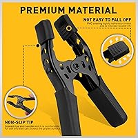 Vista 2 de Abrazaderas de resorte de 6 piezas, abrazaderas de lona de 4 pulgadas, clips de carpintería, clips de resorte, abrazadera de metal, abrazaderas