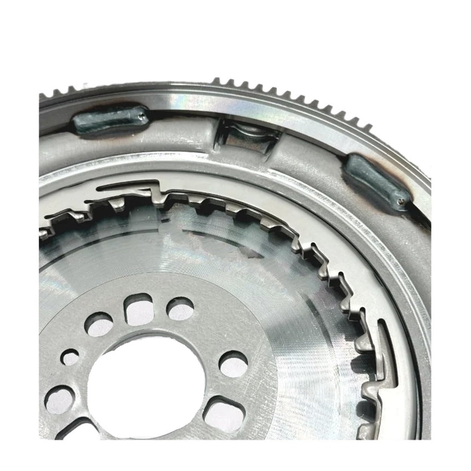 Genérico Conjunto de transmisión del automóvil para Volante de inercia de transmisión automática de 6/8 Agujeros y 129/132 Dientes para VW(6 Holes 129Teeth)