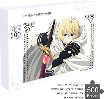 Amazon | 終わりのセラフ 百夜 ミカエラ 500ピース ジグソーパズル