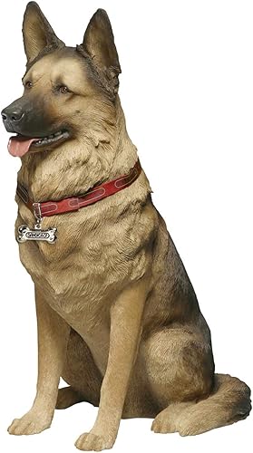 Sandicast - Escultura de pastor alemán (tamaño grande)