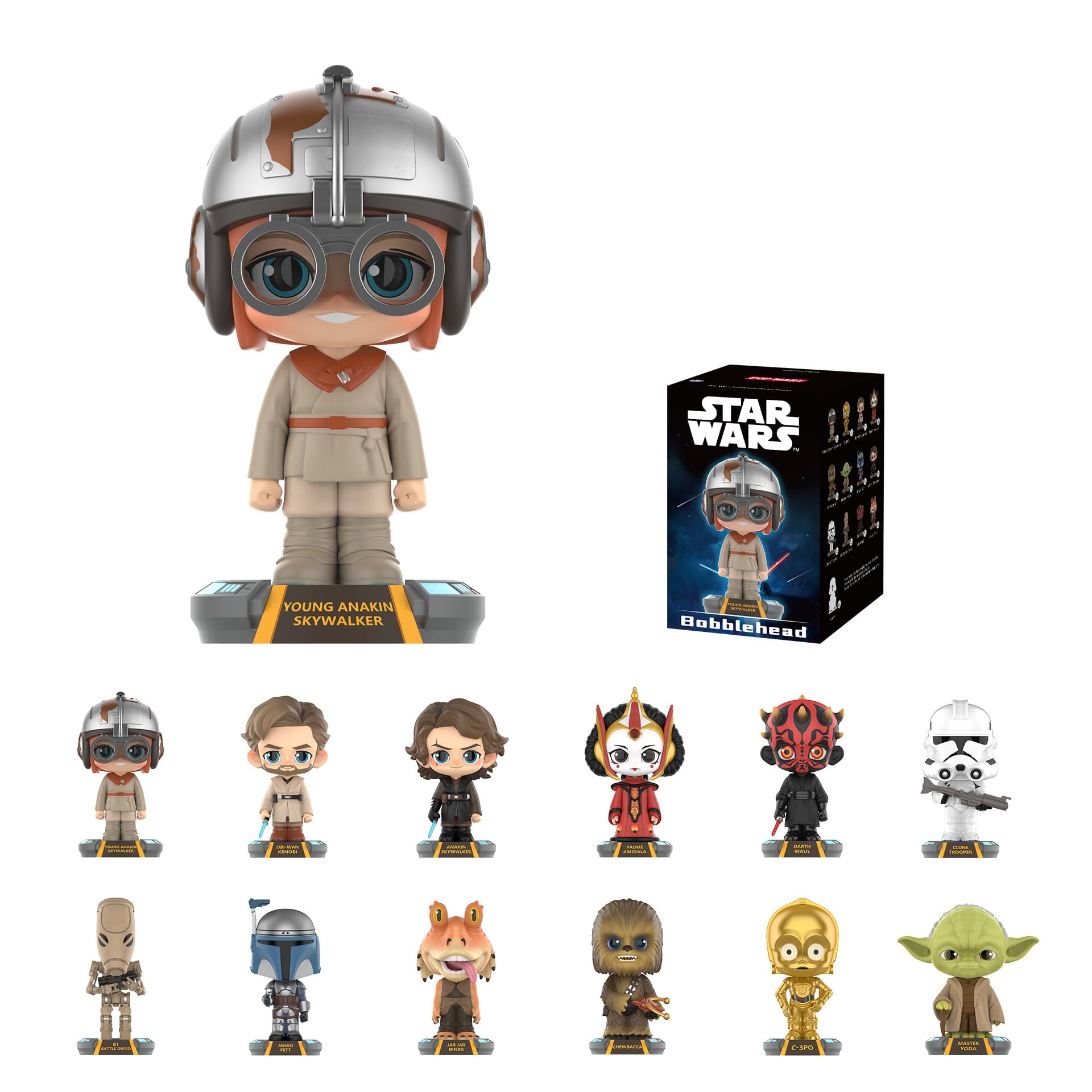 Amazon.com: POP MART Star Wars Bobblehead Series Blind Box Figures