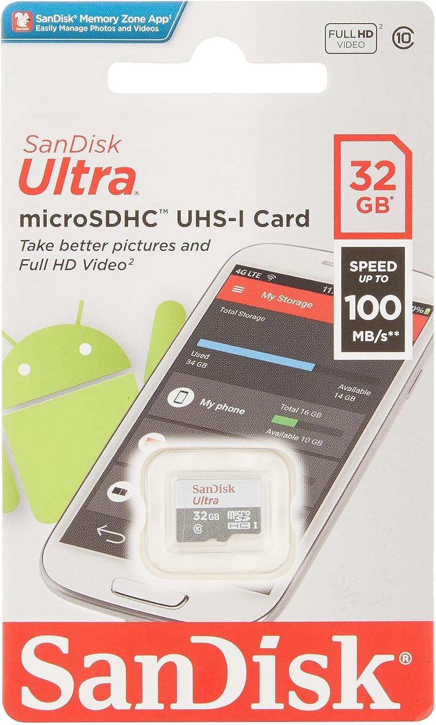 Ultra microSDHC 32GB 100MB/s Class 10 UHS-I