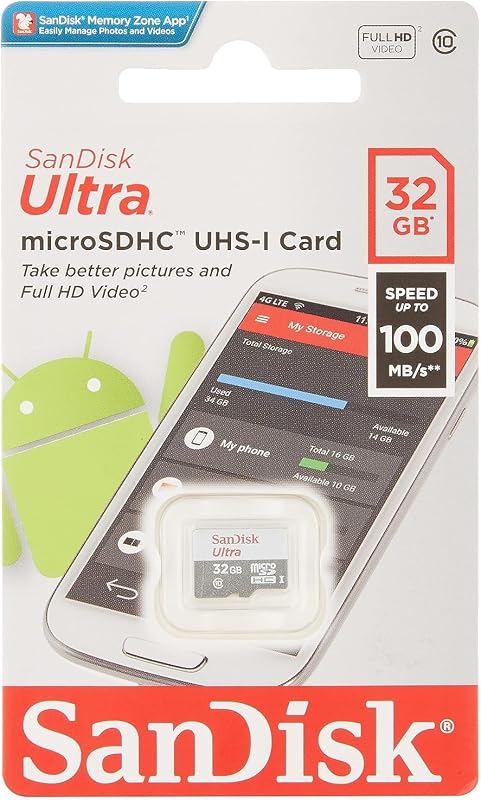 Ultra microSDHC 32GB 100MB/s Class 10 UHS-I