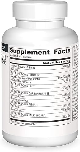 Miniatura 3 de Source Naturals enzimas de ayuda digestiva Daily Essential de 01763 oz 138680 1 1