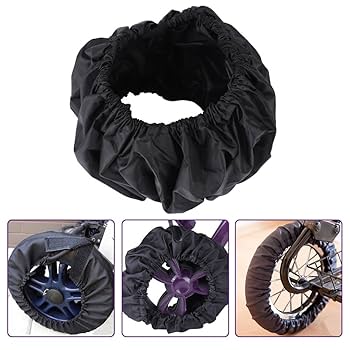 4Pcs Baby Stroller Wheel CoverDustproof Kid Baby Wheelchair