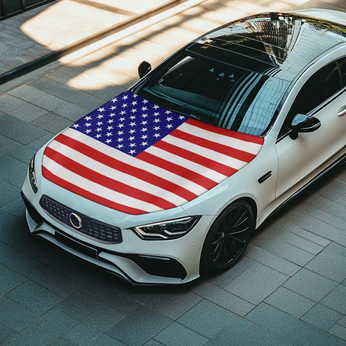 Custom Hood Cover for Car, Personalized Vehicle Hood Protector image 2