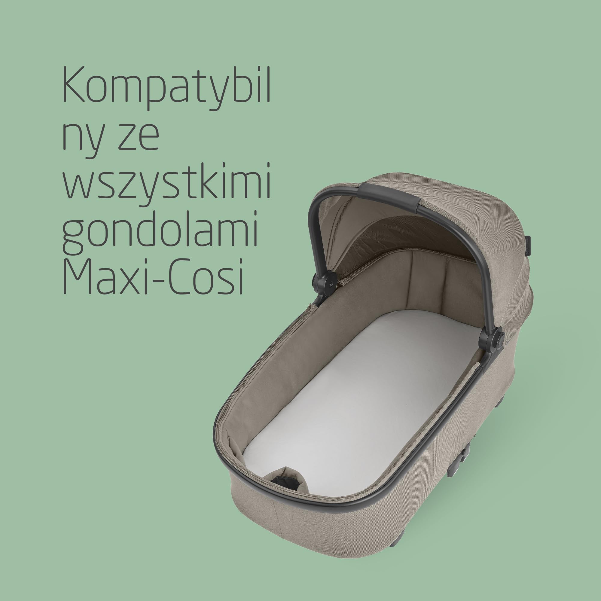 Maxi-Cosi Organiczne prześcieradła do gondoli, Do wszystkich gondoli Maxi-Cosi, Zestaw 2-w-1, Prześcieradła 100% z bawełny organicznej, Uniwersalne, Tkaniny premium, Do prania w pralce, Białe