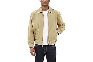 London Fog Men's Cotton Bomber Jacket: Refined Warmth for Urban Explorers